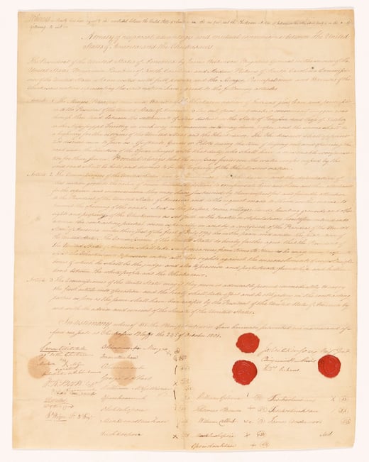 Ratified Indian Treaty 30: Chickasaw – Chickasaw Bluffs,  October 24, 1801