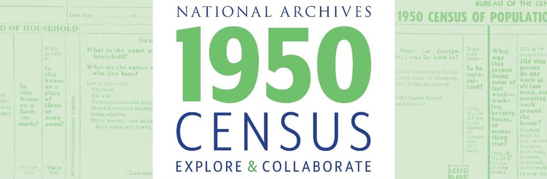 1950 Census banner