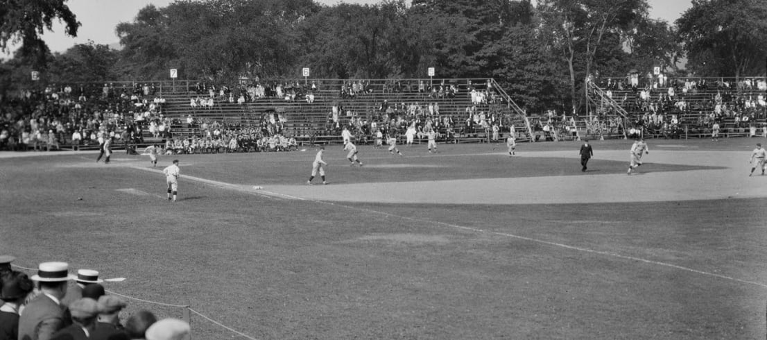 Photograph of Army-Navy Baseball Game [cropped]