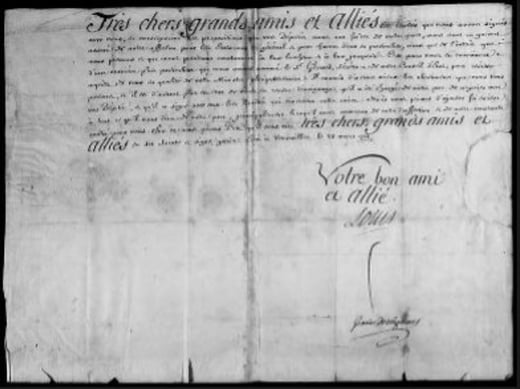 Letters Received by Congress from Louis XVI