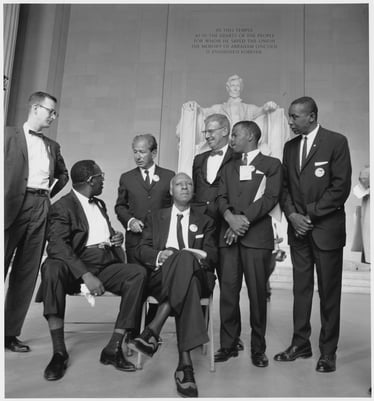 Civil Rights March on Washington, D.C. [Leaders of the march]