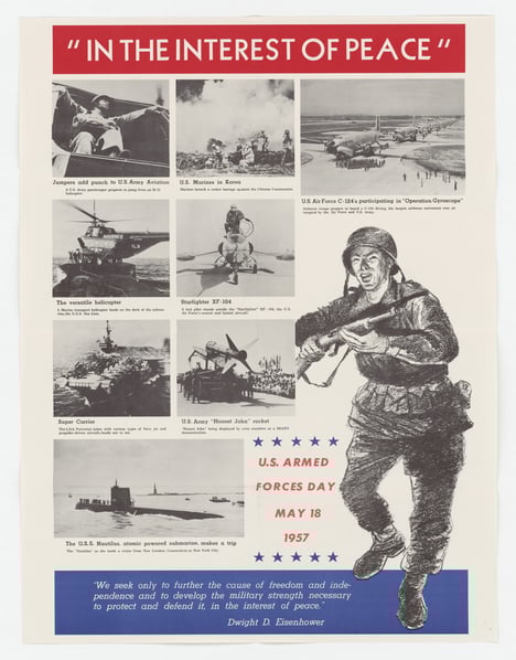 U.S. Armed Forces Day Poster, 1957