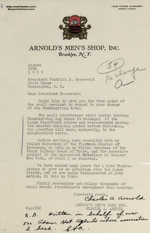 FDR Thanksgiving