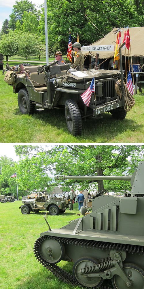 World War II Military Displays: BIVOUAC      FDR Library Great Lawn   May 27-28, 10am-4pm ET