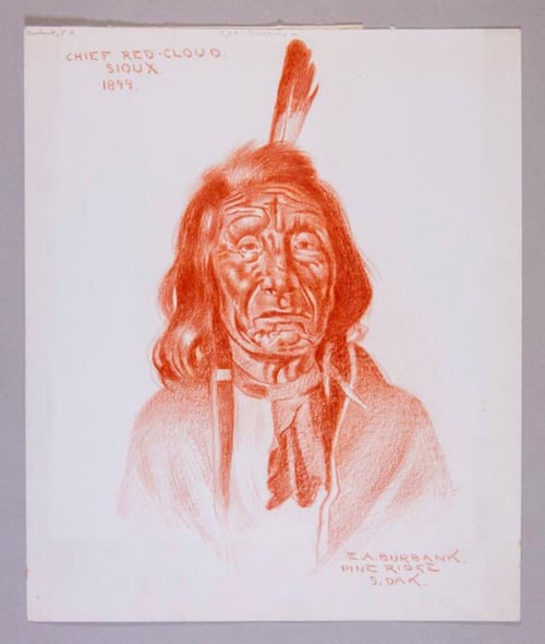 Chief Red Cloud drawing