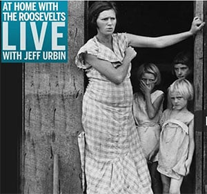 Dorothea Lange photo from the Depression showing a mother a children