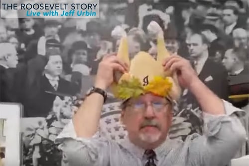 Jeff Urban in turkey hat