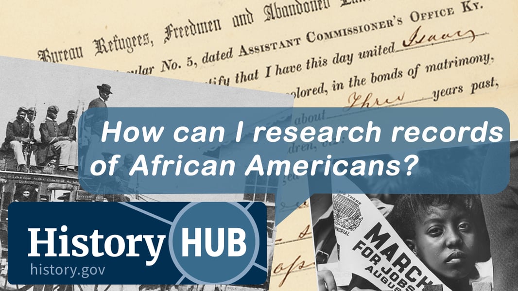 How can I research records of African Americans?