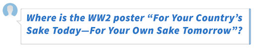 Where is the WW2 poster 