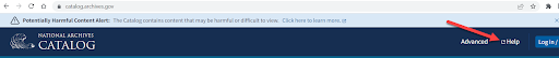 Screen capture of the header of the new Catalog, showing the 