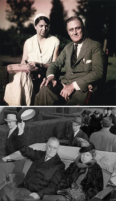 Franklin and Eleanor Roosevelt