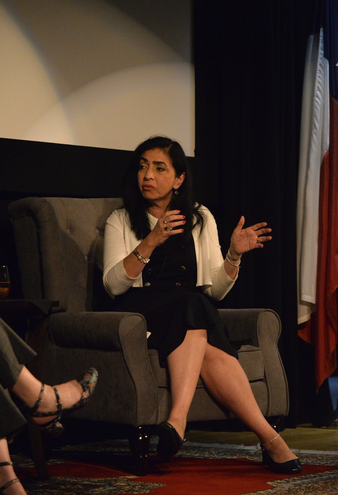 Eman Blair speaking at the “From the Abyss of War to the Bliss of Freedom” program as part of the Desert Shield/Desert Storm 35th Anniversary Series at the George H.W. Bush Presidential Library and Museum, Thursday, August 28, 2025.