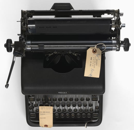 Royal Standard Typewriter, Government Exhibit 120
