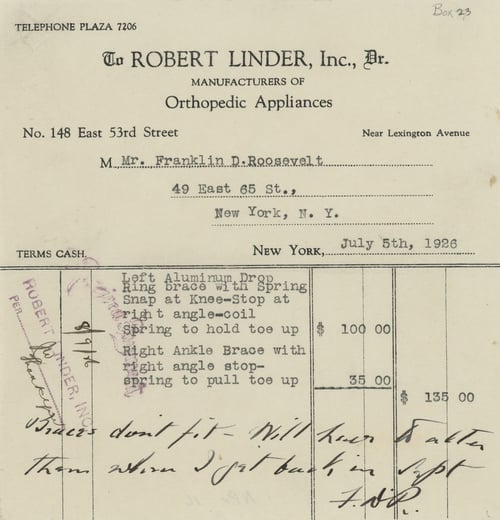FDR Orthopedic appointment